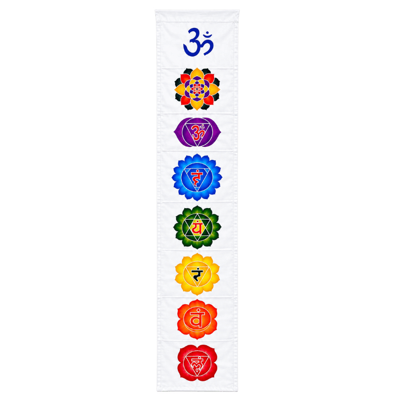 7 Chakra Wall Hanging – Om Meditation & Spiritual Decor-Global Food Hub