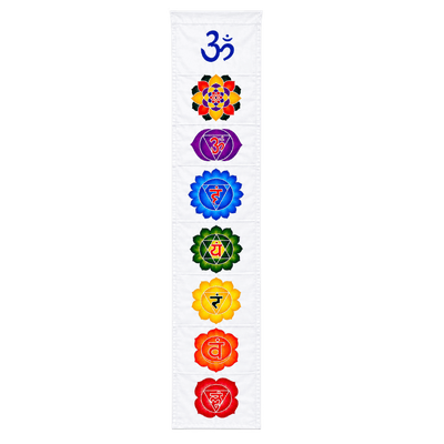7 Chakra Wall Hanging – Om Meditation & Spiritual Decor-Global Food Hub