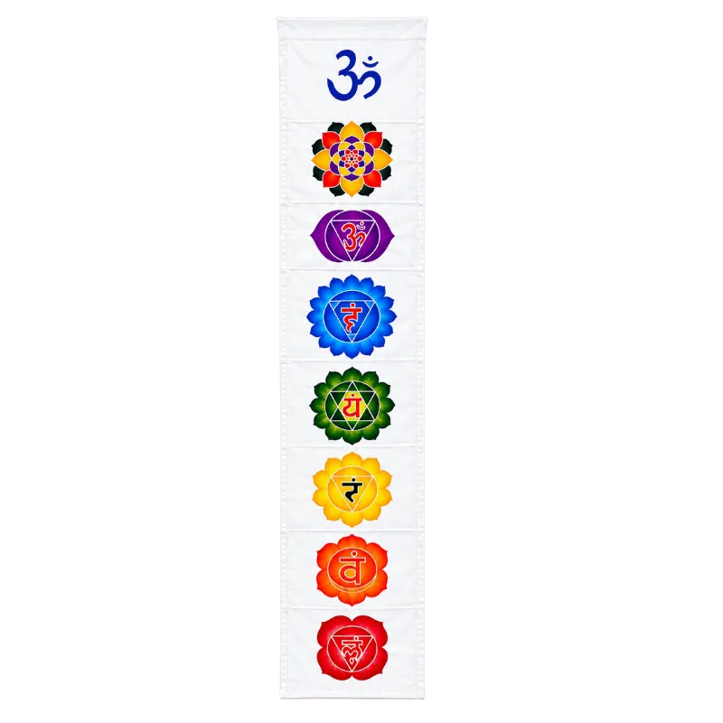 7 Chakra Wall Hanging – Om Meditation & Spiritual Decor-Global Food Hub