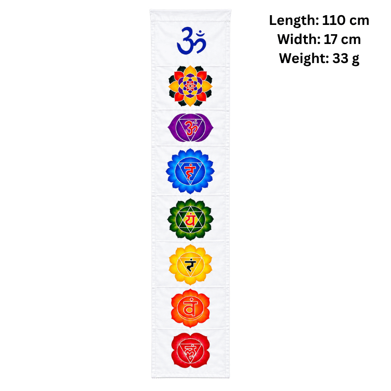 7 Chakra Wall Hanging – Om Meditation & Spiritual Decor-Global Food Hub