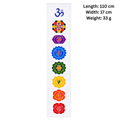 7 Chakra Wall Hanging – Om Meditation & Spiritual Decor-Global Food Hub