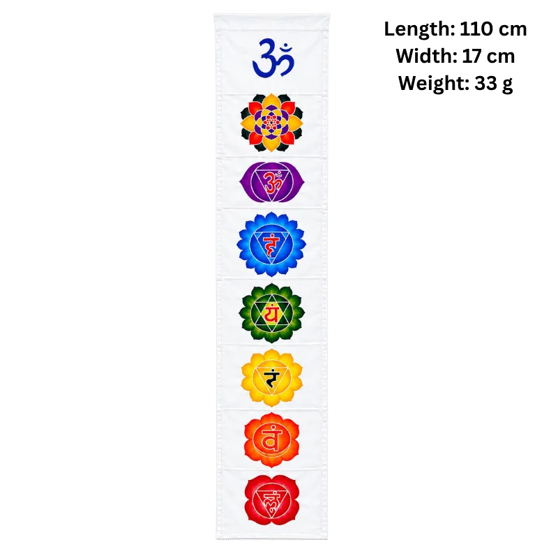 7 Chakra Wall Hanging – Om Meditation & Spiritual Decor-Global Food Hub