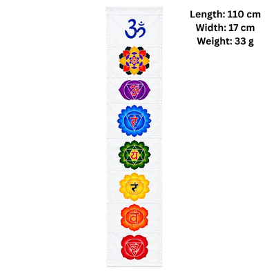 7 Chakra Wall Hanging – Om Meditation & Spiritual Decor-Global Food Hub