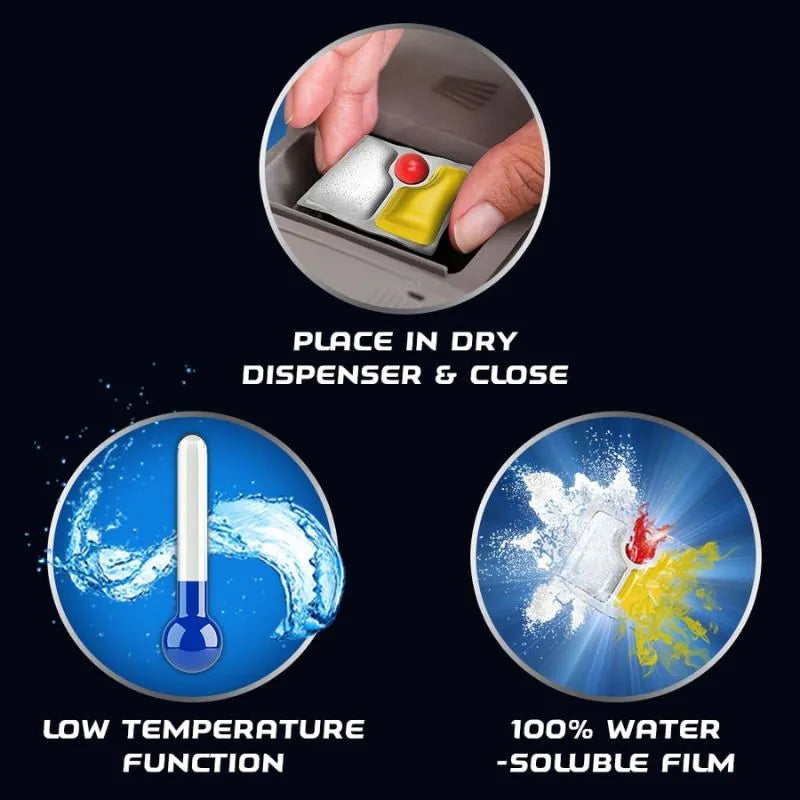 70 Finish Powerball Quantum All in 1 Dishwasher (2x35 Tablets)-Global Food Hub