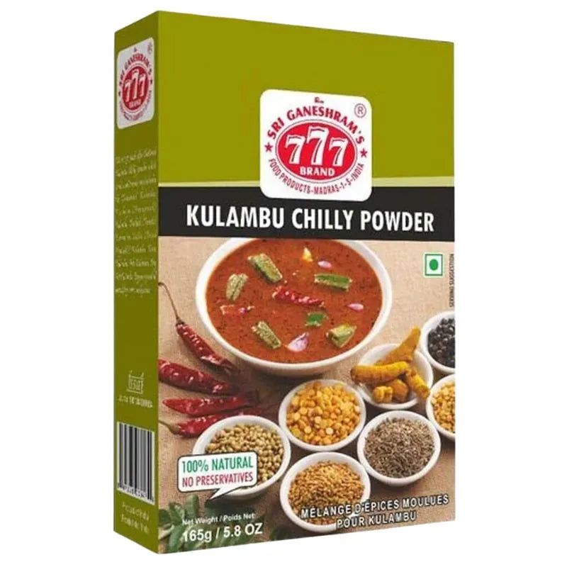 777 Brand- Kulambu Chilly Powder- 165g-Global Food Hub