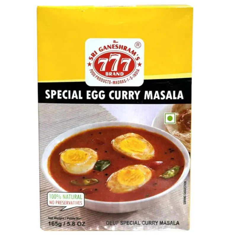 777 Brand- Special Egg Curry Masala- 165g-Global Food Hub