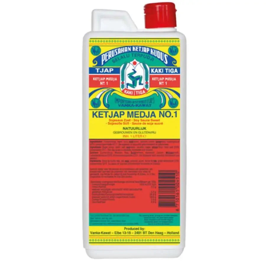 A Trade Ketjap Kaki Tiga Medja no.1-1 Liter-Global Food Hub