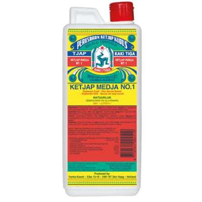 A Trade Ketjap Kaki Tiga Medja no.1-1 Liter-Global Food Hub