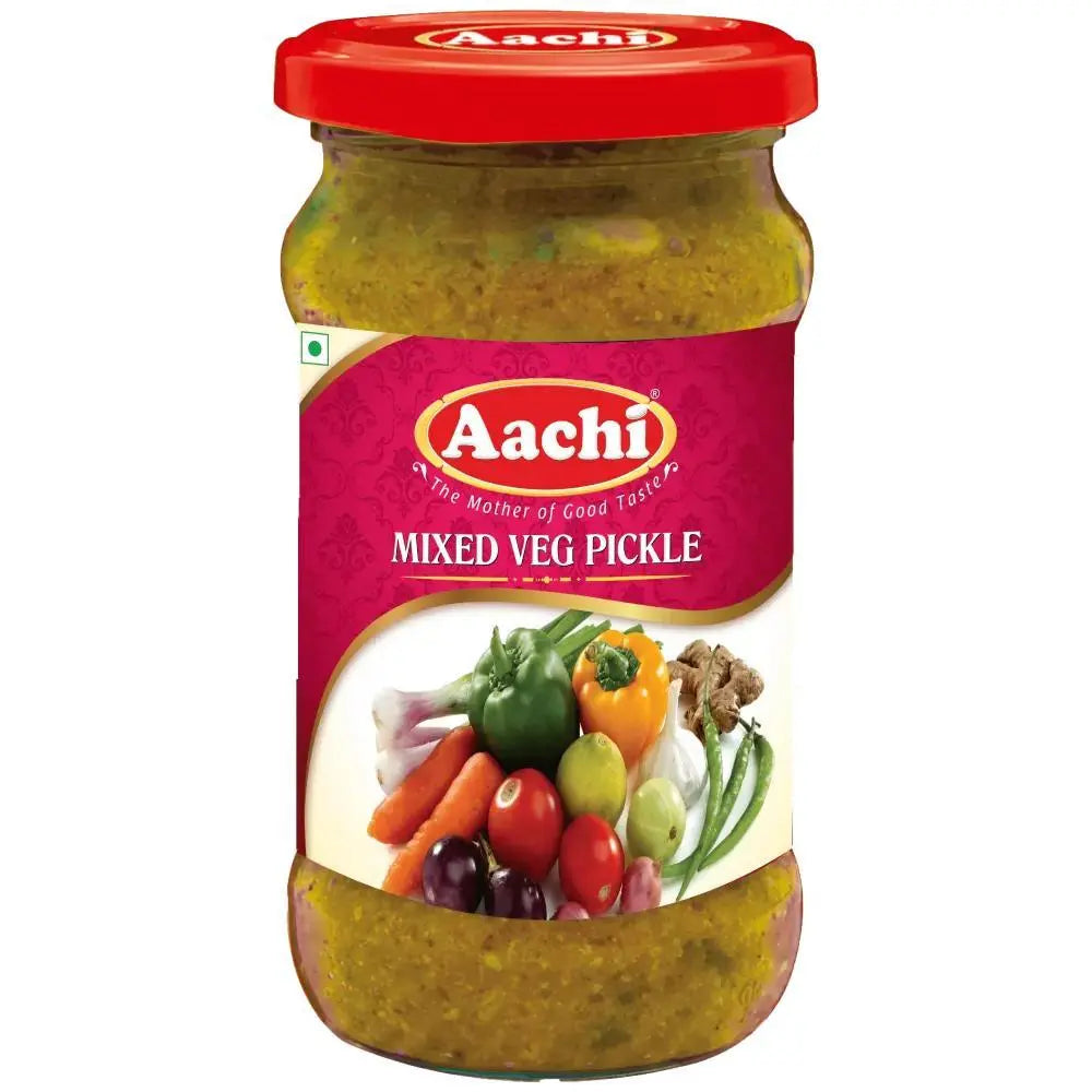 AACHI - Mix Veg Pickle-300 grams-Global Food Hub