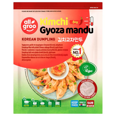 ALL GROO Frozen Gyoza Mandu Kimchi Dumpling -540g-Global Food Hub