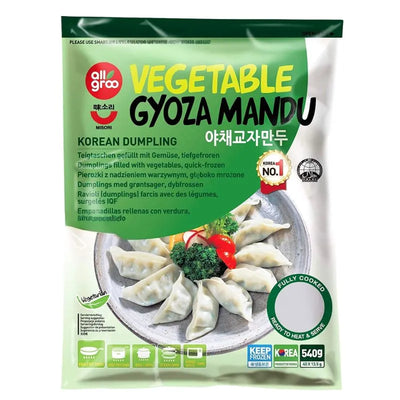 ALL GROO Frozen Gyoza Mandu Vegetable Dumpling -540g-Global Food Hub