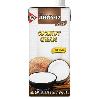 AROY-D - Coconut Cream UHT 21% Fat - 1L-Global Food Hub