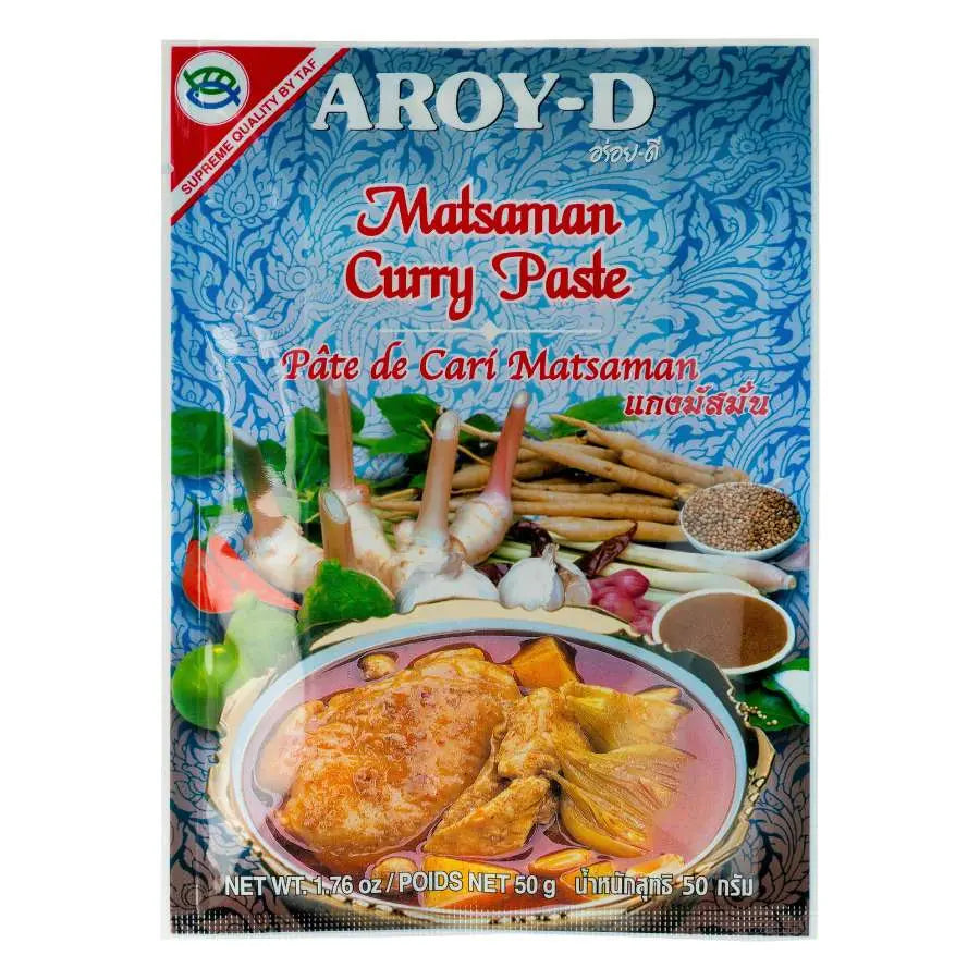 AROY-D - Massaman Curry Paste-50 grams-Global Food Hub