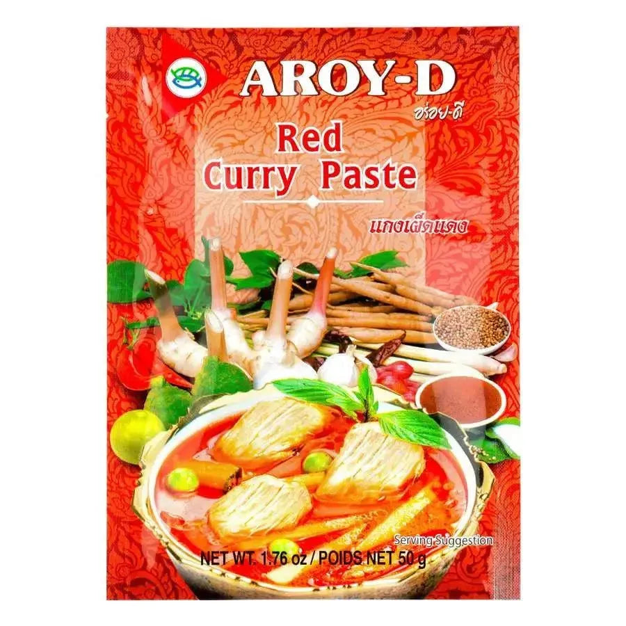 Aroy-D Red Curry Paste - 50g-Global Food Hub