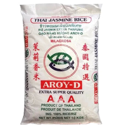 AROY-D - Thai Hom Mali Rice - 10Kgs-Global Food Hub