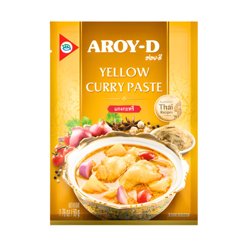 AROY-D - Yellow Curry Paste - 50g-Global Food Hub