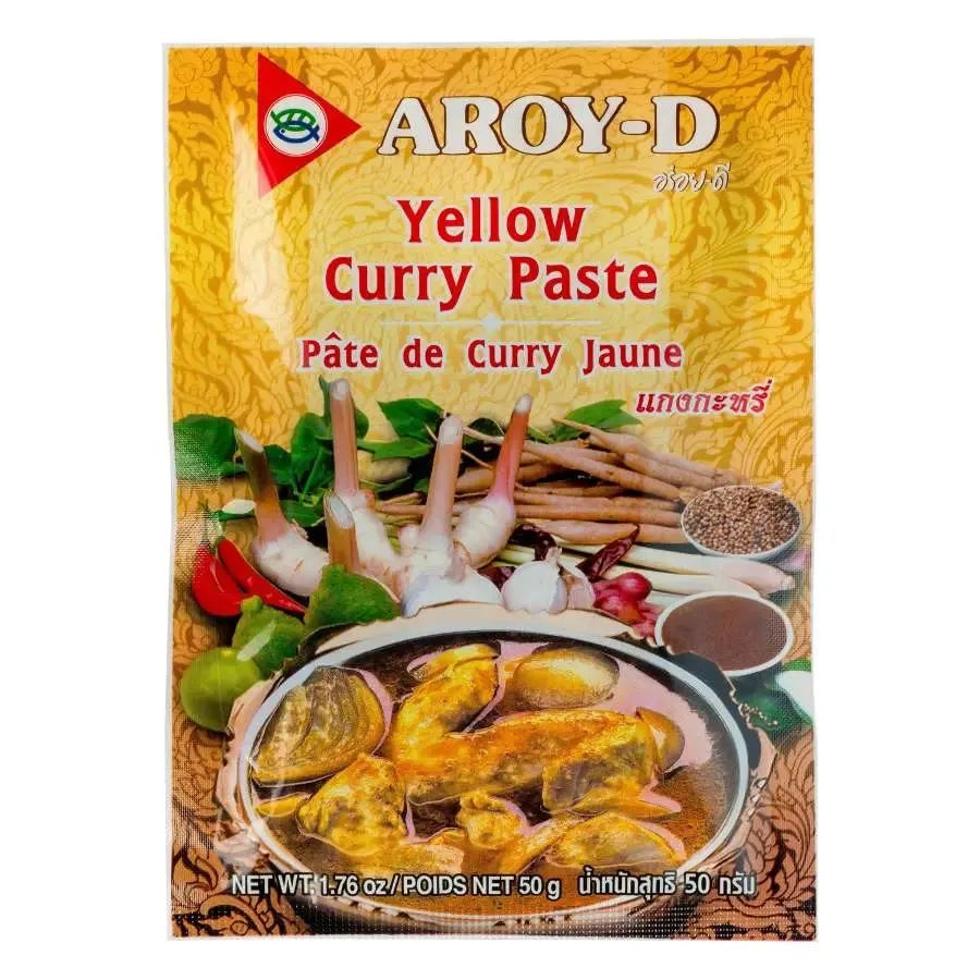 AROY-D - Yellow Curry Paste - 50g-Global Food Hub