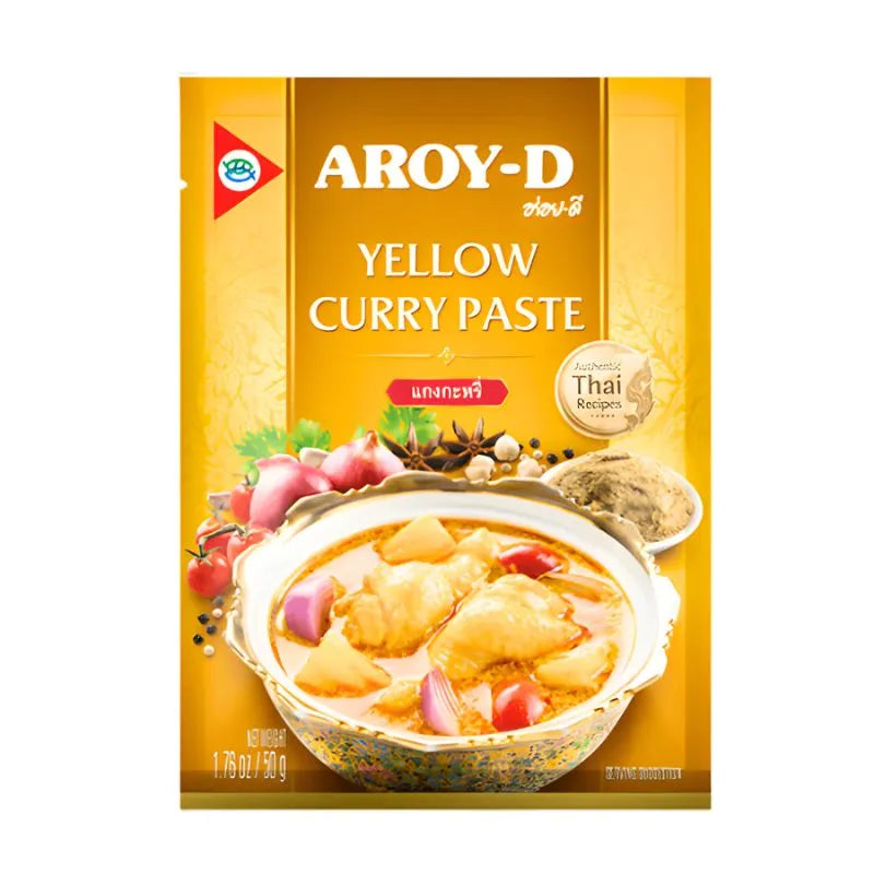AROY-D - Yellow Curry Paste - 50g-Global Food Hub