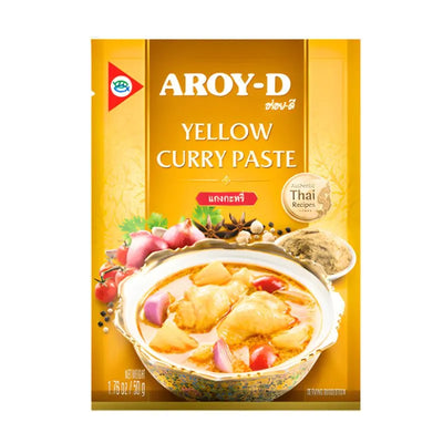 AROY-D - Yellow Curry Paste - 50g-Global Food Hub
