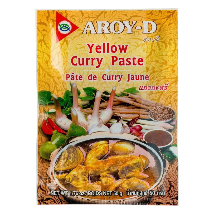 AROY-D - Yellow Curry Paste-50 grams-Global Food Hub