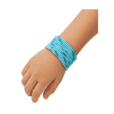 Aadhya Kids Bangles Set of 24 - Aqua Blue- Size 1.14-Global Food Hub