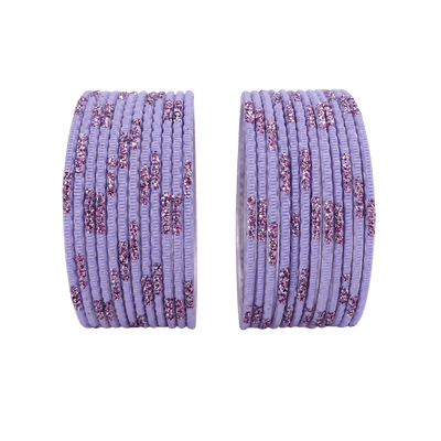 Aadhya Kids Bangles Set of 24 - Lavender - Size 2.00-Global Food Hub