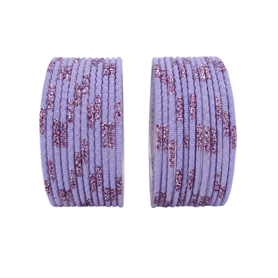 Aadhya Kids Bangles Set of 24 - Lavender - Size 2.20-Global Food Hub