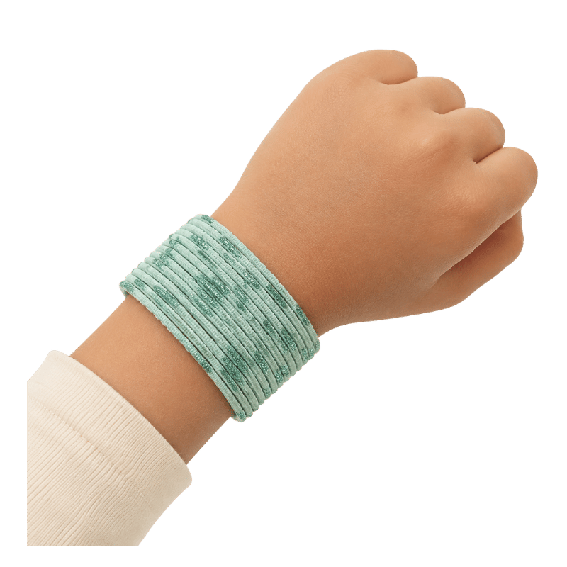 Aadhya Kids Bangles Set of 24 - Mint Green- Size 1.14-Global Food Hub