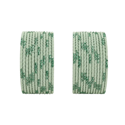 Aadhya Kids Bangles Set of 24 - Mint Green- Size 2.00-Global Food Hub
