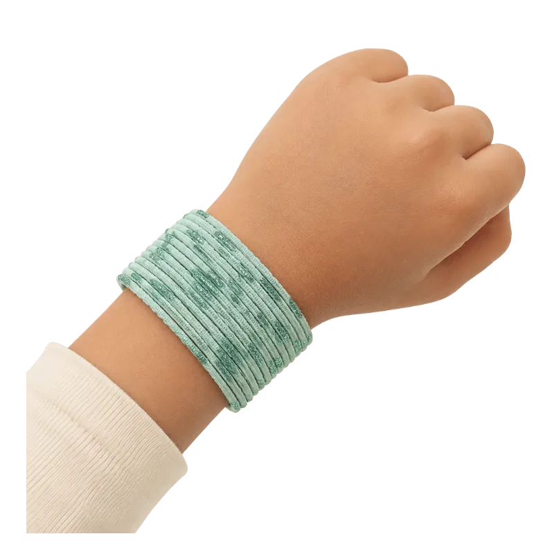 Aadhya Kids Bangles Set of 24 - Mint Green- Size 2.20-Global Food Hub