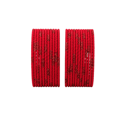 Aadhya Kids Bangles Set of 24 - Red - Size 1.14-Global Food Hub