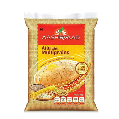 Aashirvaad Multigrains Atta- 5Kgs-Global Food Hub