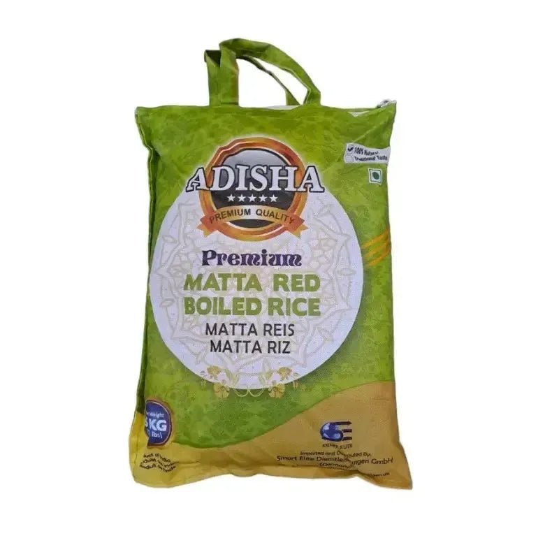 Adisha Matta Red Boiled Rice - 5Kgs-Global Food Hub