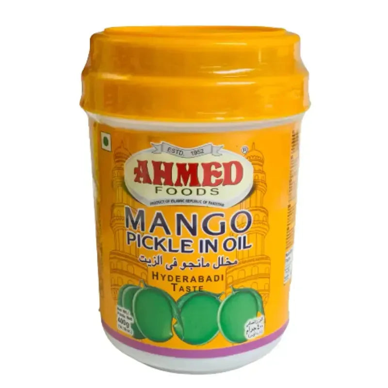 Ahmed Mango Pickle in Oil Hydrabaadi Taste - 1Kg-Global Food Hub