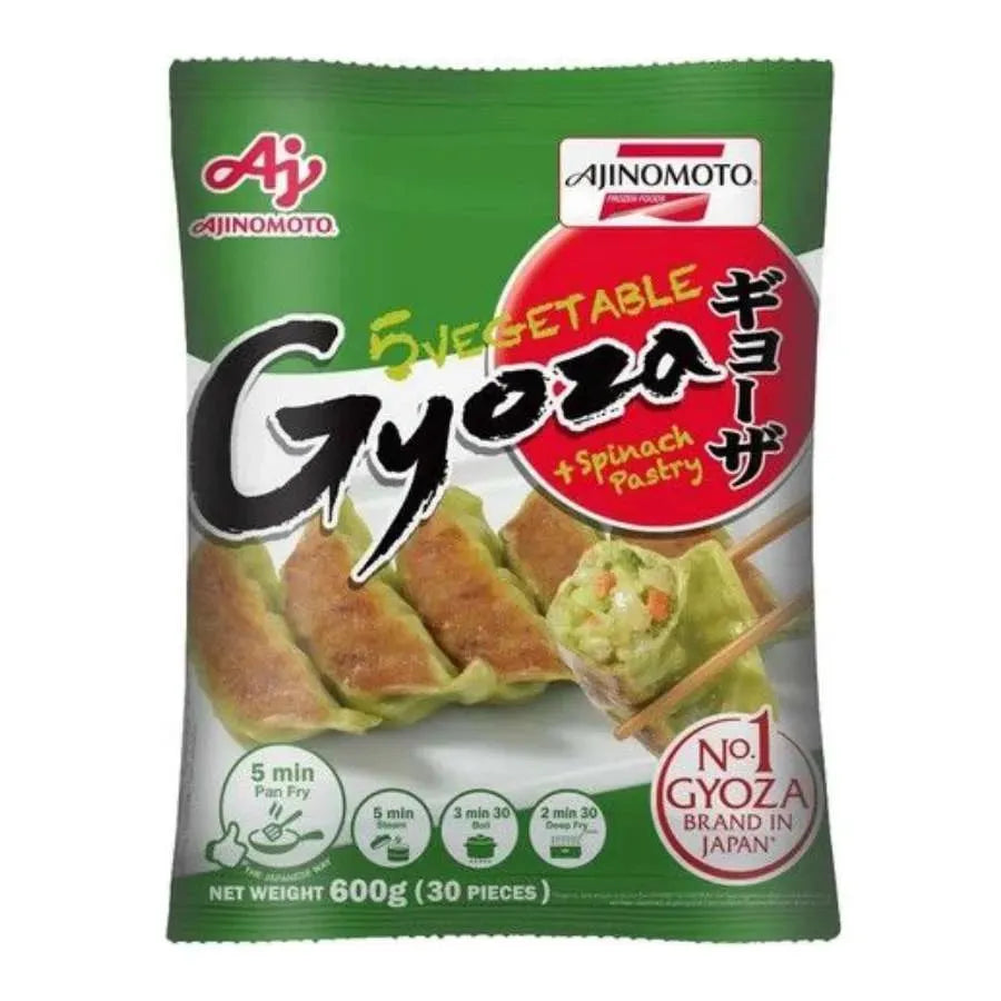 Ajinomoto Frozen Vegetable (Spinach) Gyoza - 600g-Global Food Hub