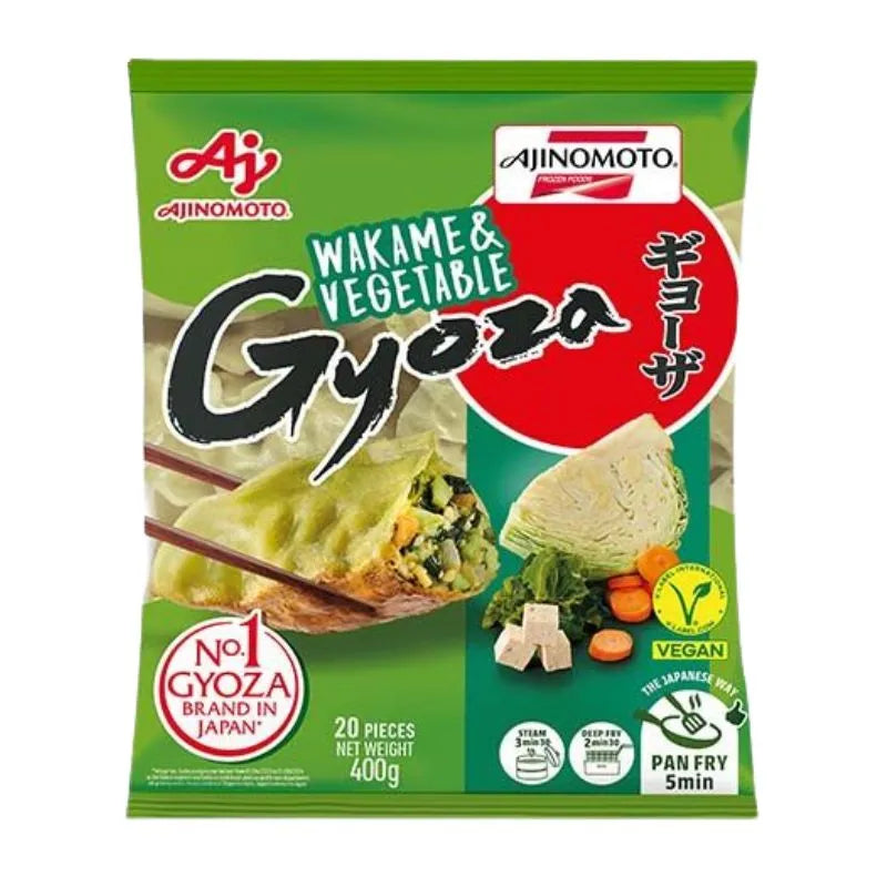 Ajinomoto Frozen Wakame & Vegetables Gyoza - 400g-Global Food Hub