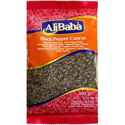 Ali Baba Black Pepper Coarse - 100g-Global Food Hub