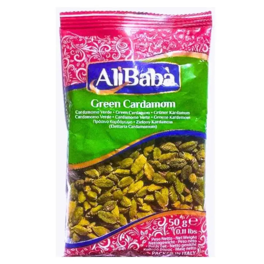 Ali Baba Green Cardamom - 50g-Global Food Hub