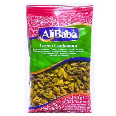 Ali Baba Green Cardamom-50 grams-Global Food Hub