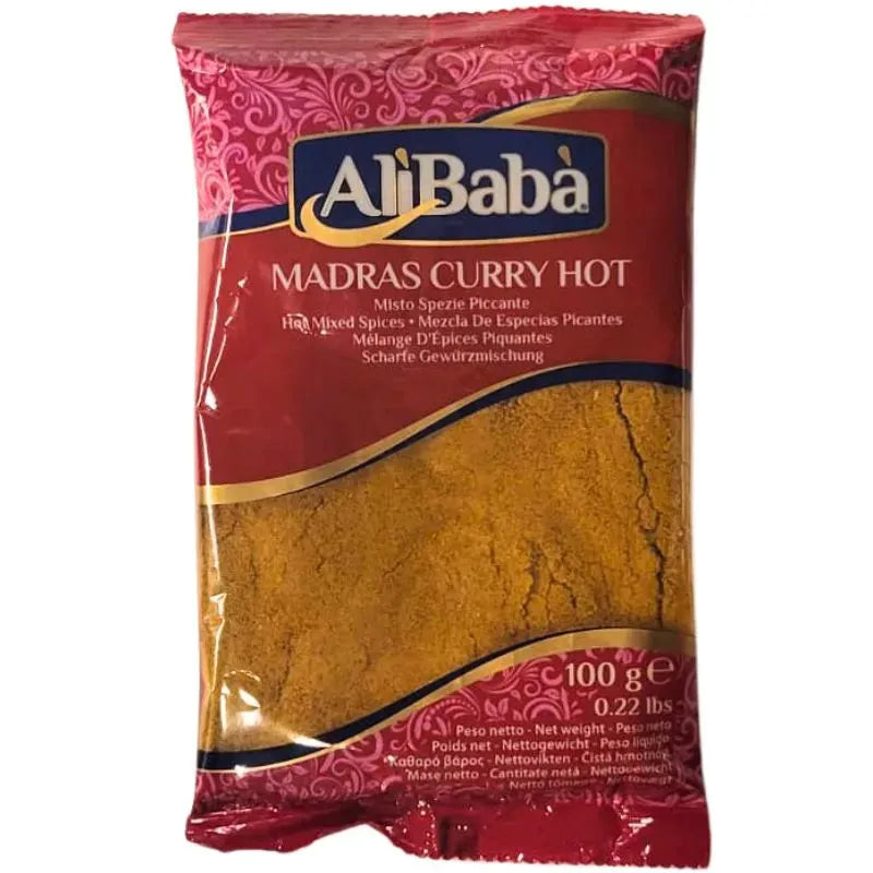 Ali Baba Madras Curry Powder Hot - 100g-Global Food Hub