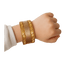 Amanat Kids Bangles Set of 24 - Golden - Size 2.00-Global Food Hub