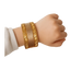 Amanat Kids Bangles Set of 24 - Golden - Size 2.00-Global Food Hub