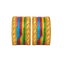 Amanat Kids Bangles Set of 24 - Multicolour- Size 1.14-Global Food Hub