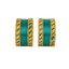 Amanat Kids Bangles Set of 24 - Teal Green - Size 1.12-Global Food Hub