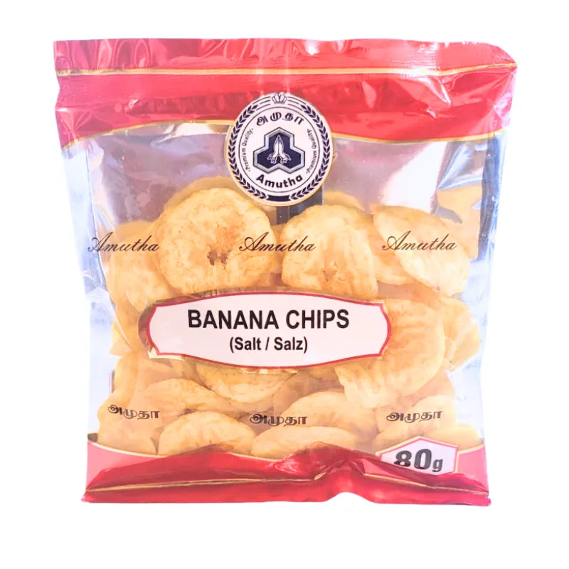 Amutha Banana Chips-80 grams-Global Food Hub