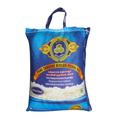Amutha Ponni Boiled Rice 10kg-Global Food Hub