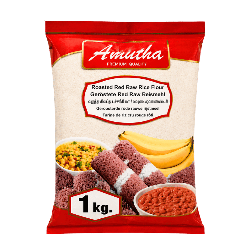 Amutha Roasted Red Raw Rice Flour - 1Kg-Global Food Hub