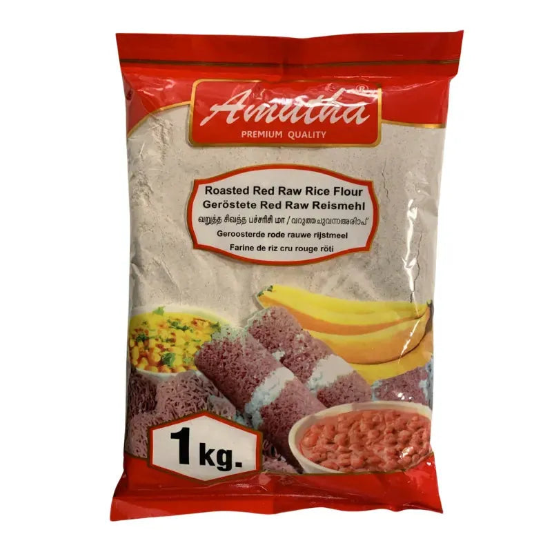 Amutha Roasted Red Raw Rice Flour - 1Kg-Global Food Hub