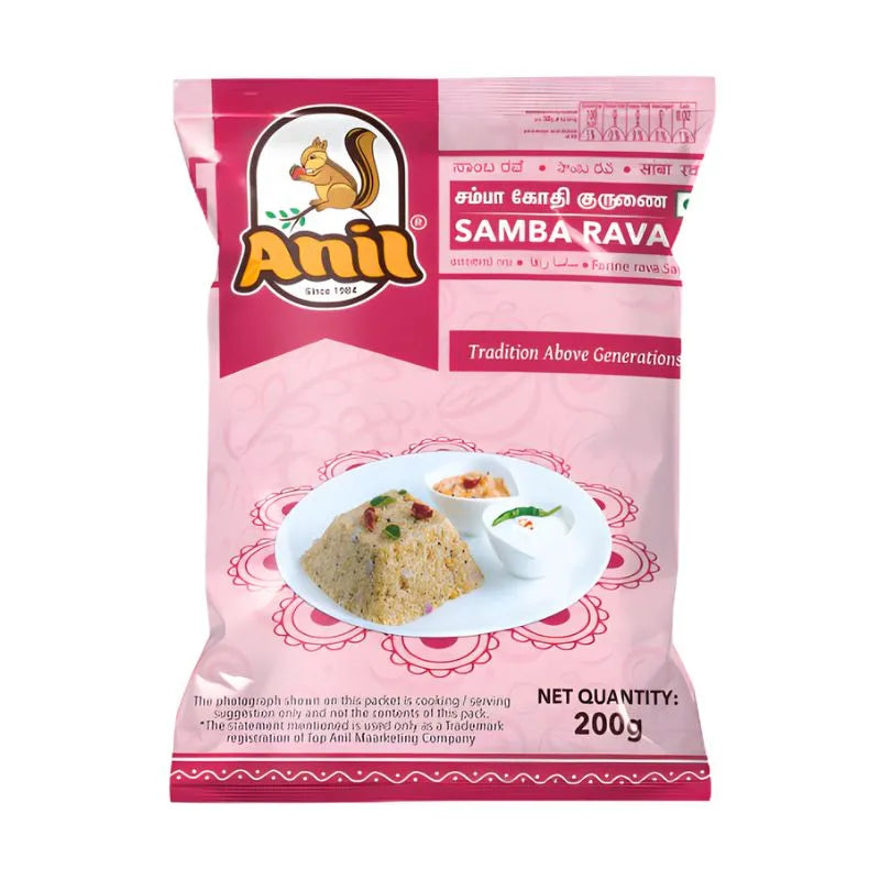 Anil Samba Rava/Dali/Broken Wheat - 500g-Global Food Hub