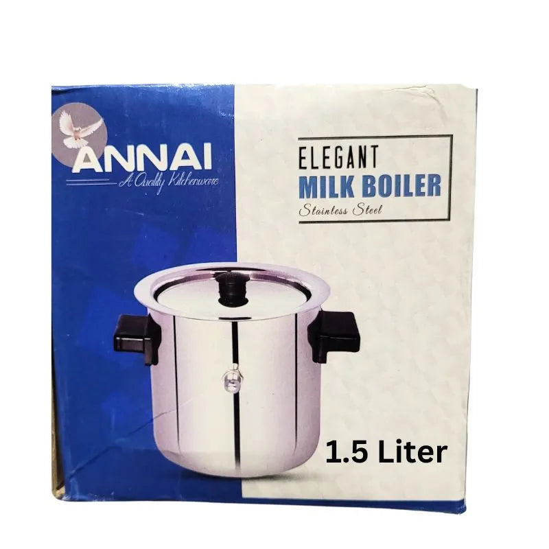 Annai Elegant Milk Boiler Stainless Steel - 1.5L-Global Food Hub